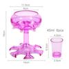 6-Shot Glass Dispenser Holder Wine Whisky Beer Rack Bar Accessory Drinking Party Games Tools