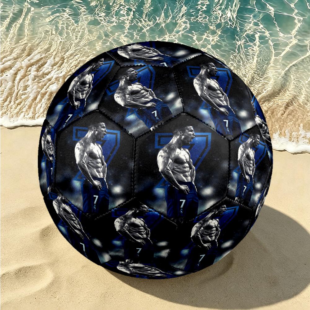 1pc Cr Football Legend Soccer Ball Size 5, Suitable for Practice Matches/tournament Training,Lightweight and Durable. Cl7021
