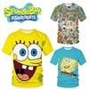 Cute 3d Spongebob Squarepants Cartoon T-shirt For Boys And Girls