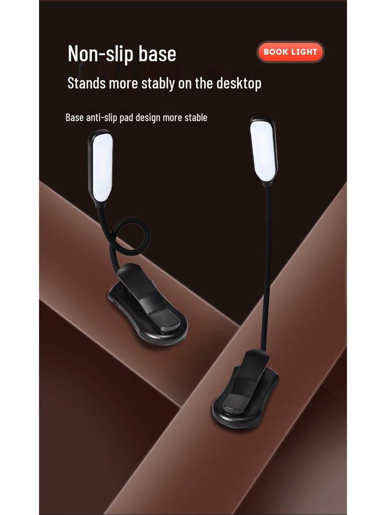 LED Clip-On Reading Lamp for Kids - Eye Protection Night Light
