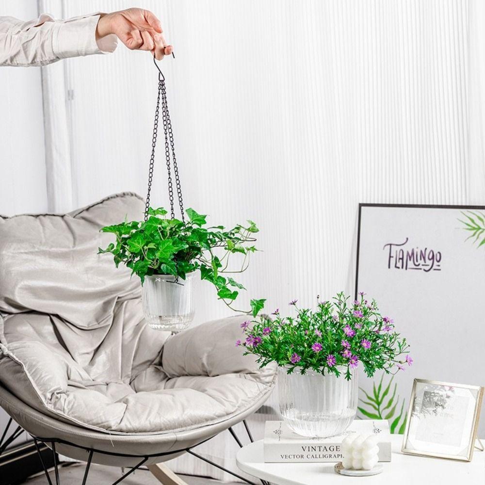 Plants Pot Flower Pot Hanging Basket Hanging Pot Thickened Vase Green Pineapple