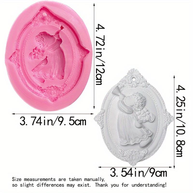 

Aroma Gypsum Pendant Silicone Molds Flower Paraffin Tablet Car Ornament Plaster Molds Wardrobe Scented Wax Sheet Angel Mold