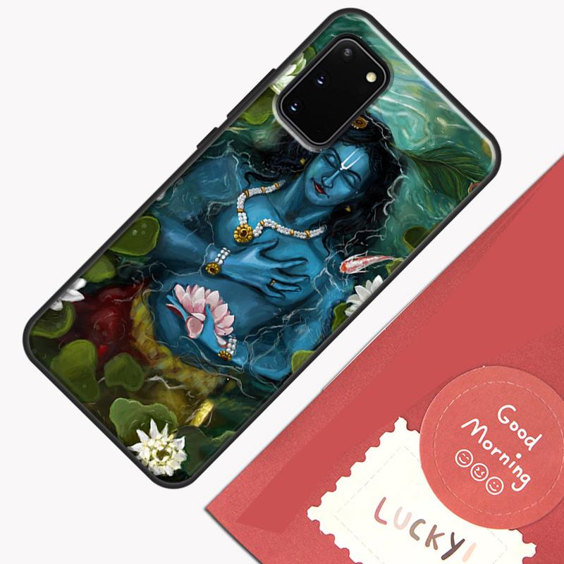 Indian God Lord Krishna Phone Case For Samsung Galaxy S23 S26 Ultra S20 S21 S22 S24 S25 Plus S10 S25 FE Cover Shell