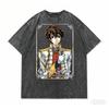 T-shirt lavata Code Geass Abbigliamento personalità Nuovo modello T-shirt anime Abbigliamento per tutto l'anno Coppie Taglie forti Unisex Classico