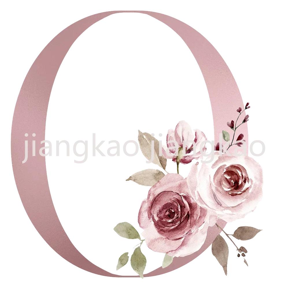 Personalized Mug Floral Initial Name Cup Custom Name Tea Coffee Hot Chocolate Mugs Bride Bridesmaid Mothers Day Gifts for Her