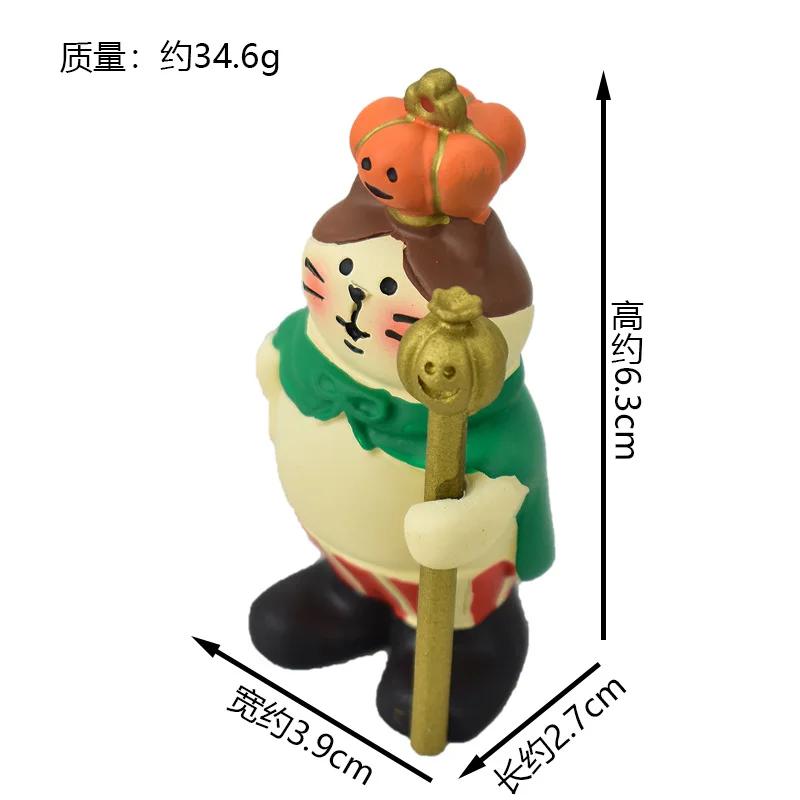 New!Japan Zakka 2025 Halloween Japan Decor Bookshelf Decoration Collectible Home Decor Resin Craft Ornaments Scene Decoration