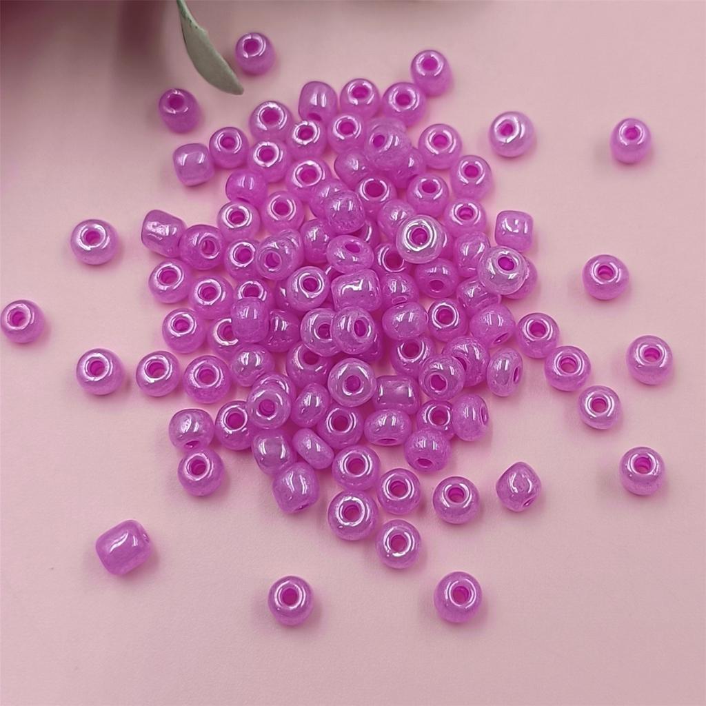 4mm 100Pcs For Jewelry Making Czech Glass Handmade Candy Cream Color Seed Beads Crafted Making DIY Bracelet Necklace Handmade Material