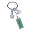 Unique Football/Basketball/Badminton/Table Tennis Pendant Keychain Key Holder Fashion Statement Accessory