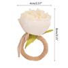 Rose Serviette Buckles Holder For Wedding Table Sweet Decoration Towel Holder