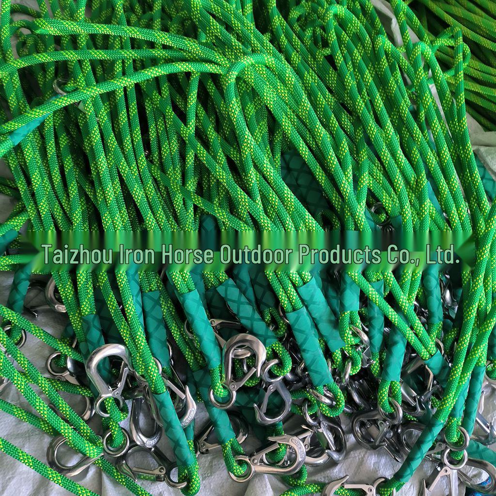 Stainless Steel Heavy-Duty Hook & Loop Hammock Chair Straps - Outdoor Swing & Yoga Suspension Ropes