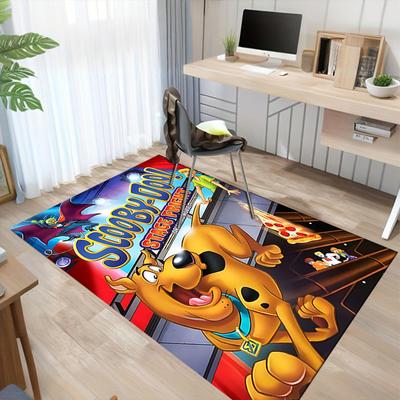 Scoobydoo Mystery Theater Carpet For Playroom Bedroom Living Room Sofa Home Decorkids Game Area Rug Nonslip Floor Mat