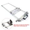 Stainless Steel Circular Saw Guide System 2 60cm Adjustable Cutting Range with Bilateral Scale for 4 Inch Saws Wood Tiles