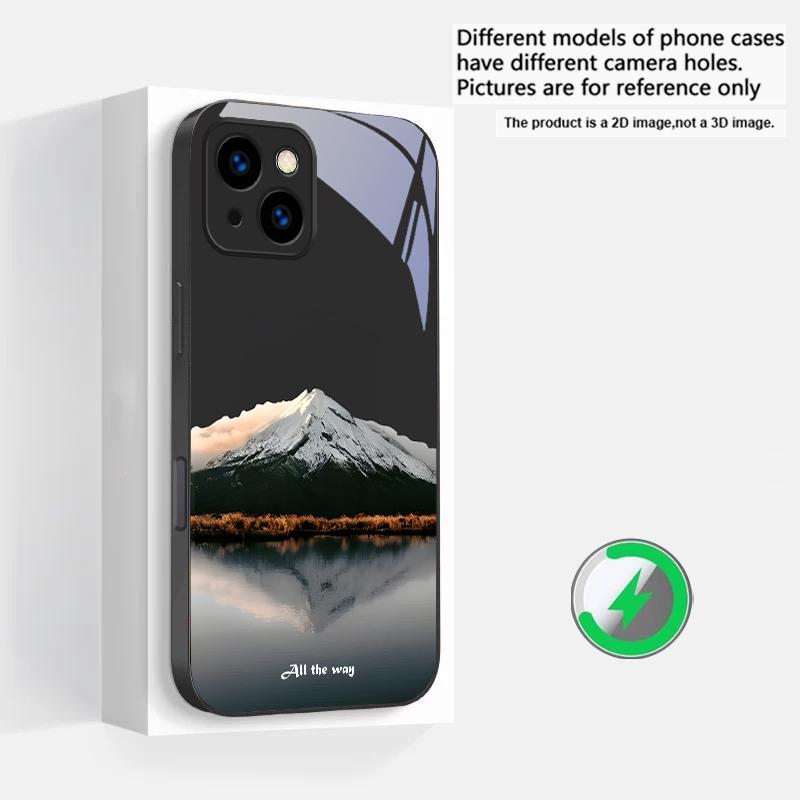 

A lush forest of leaves Suitable For iPhone 16E 17 Pro Max 15 Pro 14 13 Plus 12 mini 11 16 Air 17Pro magnetism Glass Phone Case iPhone 11