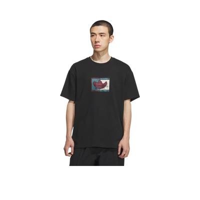 Originals Versatile Comfortable Simple Short Sleeve T-Shirt Unisex Tops Black KD4290