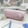 Portable Pen Bag Pink Towel Roll Pen Pouch Durable Stationery Storage Bag  School Supplies