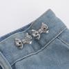 Waist Cinching Buckles, Detachable, Nail Free, Seam Free Pants Skirt Waist Size Adjustment