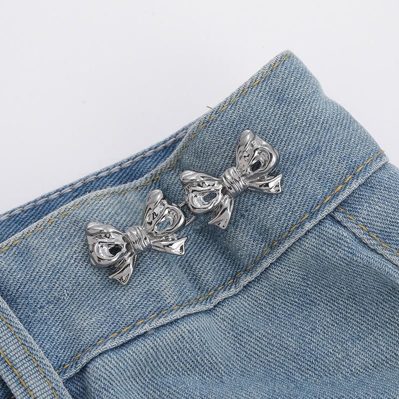 Waist Cinching Buckles, Detachable, Nail Free, Seam Free Pants Skirt Waist Size Adjustment
