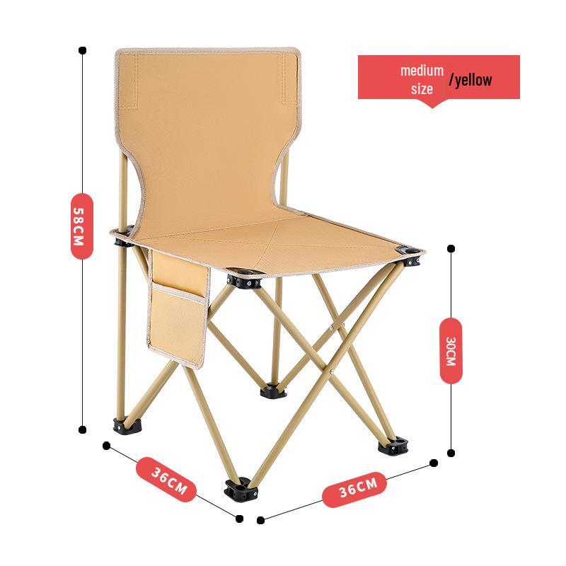 Portable Folding Camping Chair - Compact Outdoor Stool for Sketching and Fishing