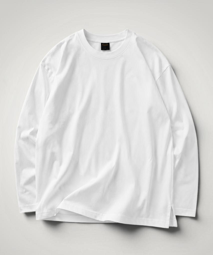 PENDULUM Essential Heavy Cotton Long Sleeve Tee - 2 Types (Lr5Tu570_Lr5Tu571)_2Color