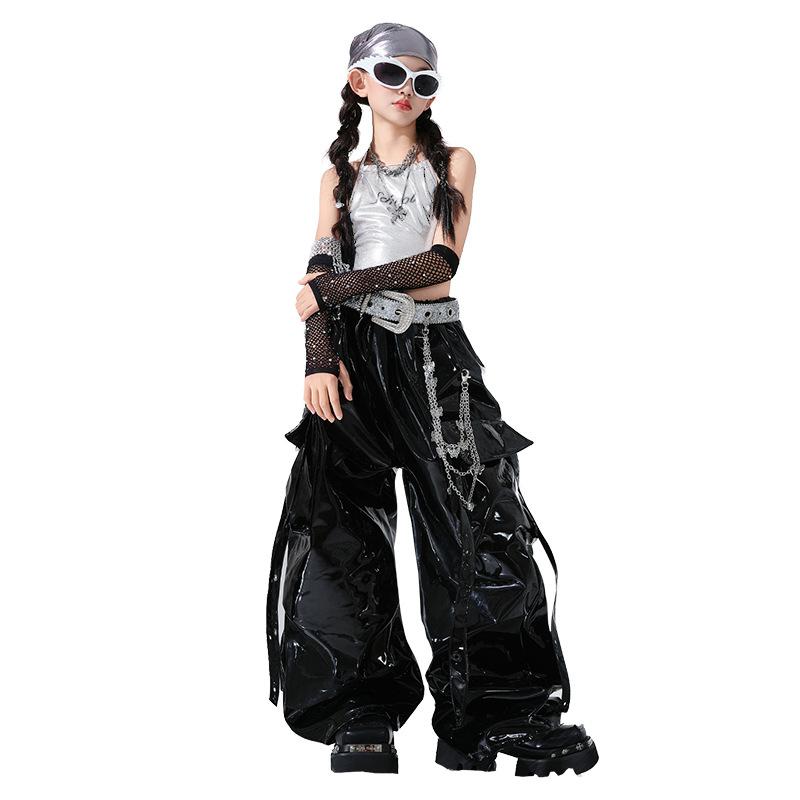 Girls' Jazz Costumes Are Trendy And Trendy Girls' Jazz Less Children'S Costumes Catwalk Girl Group Street Dance Trendy Costumes