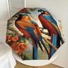 1PC Birds Flowers Umbrella-8-Rib Reinforced, Automatic Open, Lightweight & Durable, Fashion Accessory for Outdoor-D359