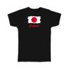 Gift T-Shirt : Japan Flag Japanese Country Expat