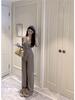 Irregular Slim Fit V-neck Top & Micro Flare Wide Leg Pants Set for Women - Autumn Collection 2026