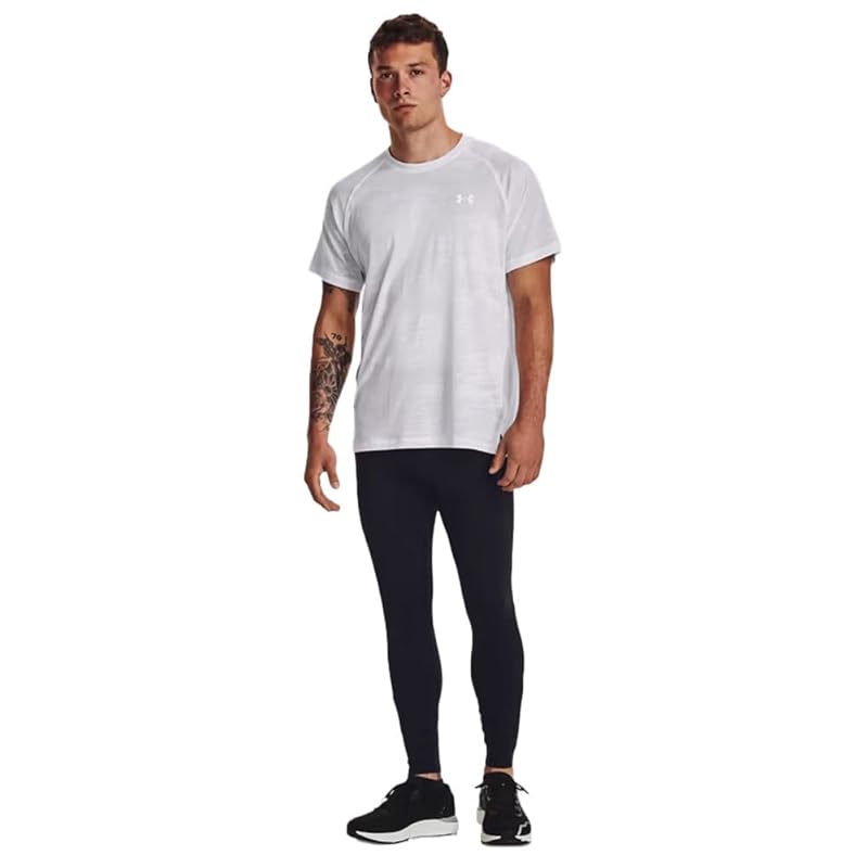 [Under Armor] UA QUALIFIER ELITE TIGHT Black Steel Reflective LG