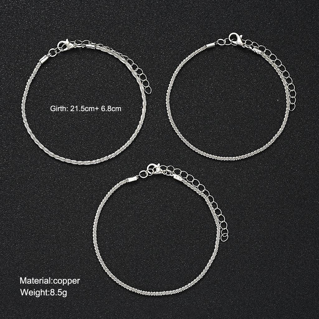 Fashionable and simple anklet