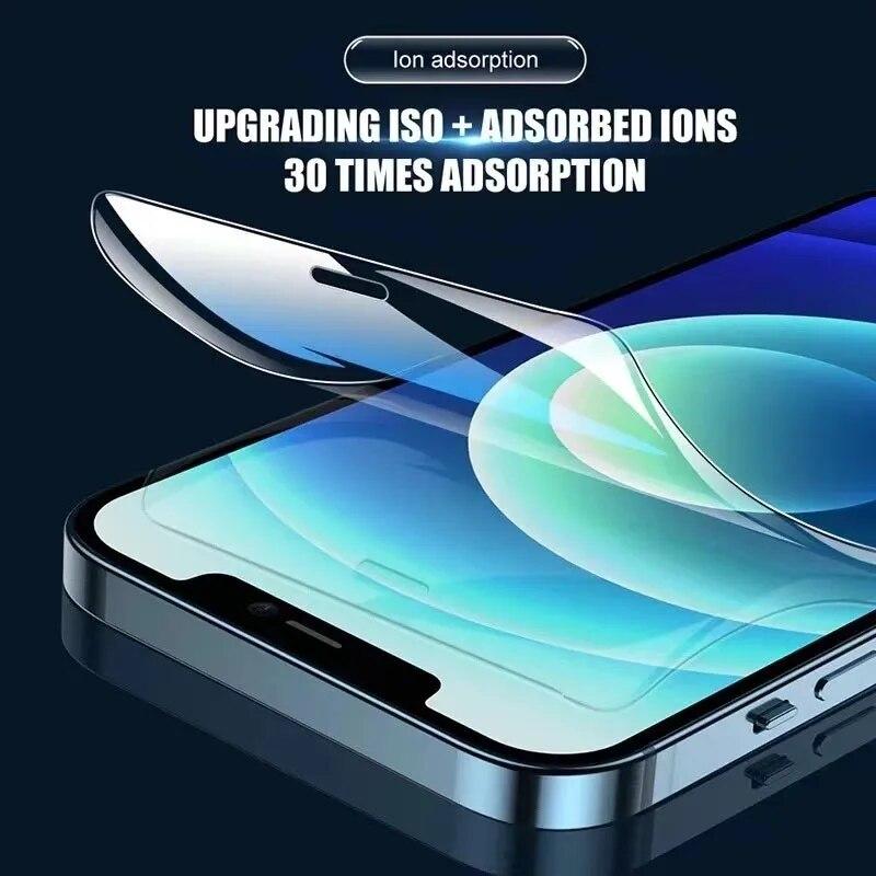5Pcs Full Cover Hydrogel Film For iPhone 15 14 11 12 13 Pro Max 7 8 14 Plus Screen Protector For iPhone 13 12 Mini X XR XS MAX