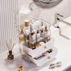 Custom Luxury Transparent Skincare Organizer Box – Large Capacity, Dustproof Design
