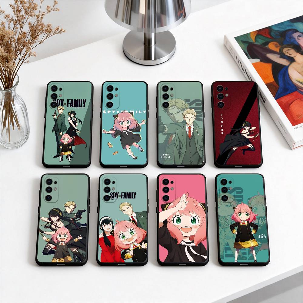 Handsome cute SpyxF-Family-es Phone Case For Samsung S25,S24,S21,S22,S23,S30,Ultra,S20,Plus,Fe,Lite,Note,10,Black Cover
