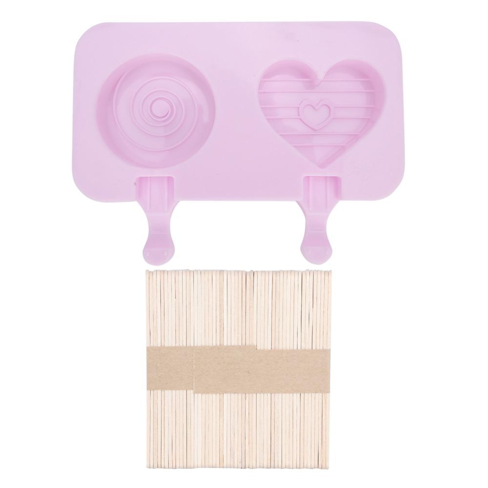 Easy Release DIY Ice Stick Mold Reusable Popsicle Mold Silicone Ice Cream Mold Ice Cream Making