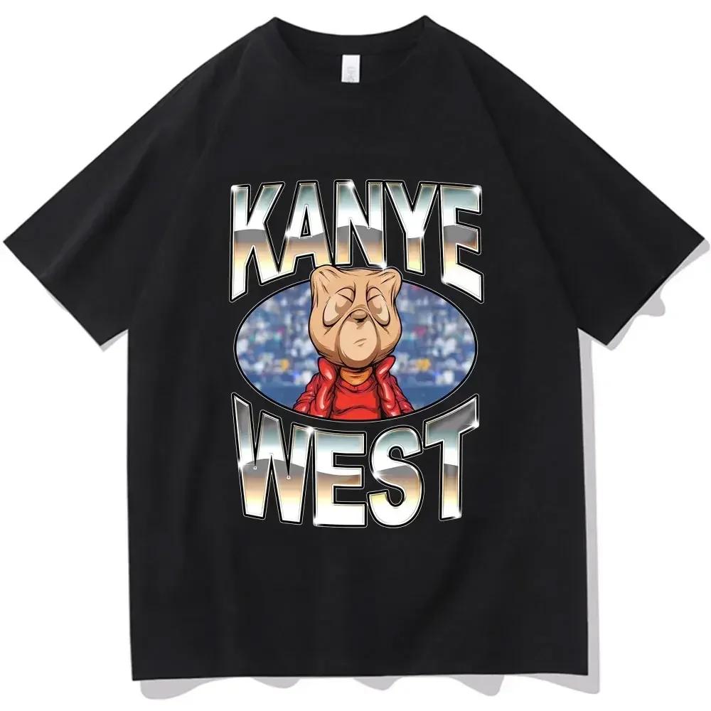 Funny Kanye West Meme TShirt Mens Vintage Fashion Hip Hop Rap Style Tshirt Men Women Short Sleeve T Shirt Streetwear