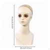 Mannequin Head with Shoulders PVC Hairpiece Display Smooth Surface