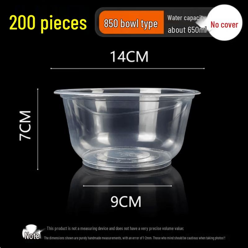 Xingduo Disposable Food-Grade Plastic Round Bowls