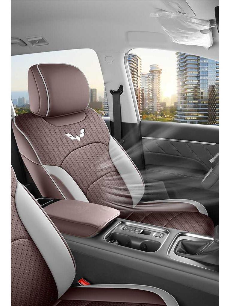 Universal Wuling Xingguang 730 Seat Cushion: Breathable, Ventilated Four-Season Cover for 25 Models