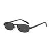 Retro Metal Square Sunglasses Uv400 Polarized For Outdoor Travel