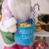3D Christmas Decoration Supplies Cute Santa Claus Dolls Portable Snowman Doll Ornaments  Home