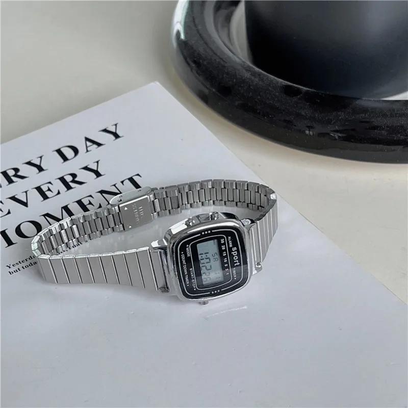 Luxury Small Dial Digital Women Electronic Watches Calendar Waterproof Ladies Sports Wristwatches Girl Clock Relogio Feminino