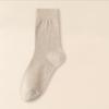 Female Autumn and Winter Warm Cotton 7A Antibacterial Cotton Sweat Absorbing Deodorizing Boneless Tube Stack Socks