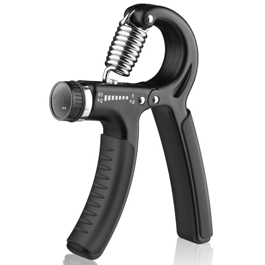 Adjustable 5-60kg Hand Grip Strength Trainer for Men's Finger, Arm, and Muscle Fitness