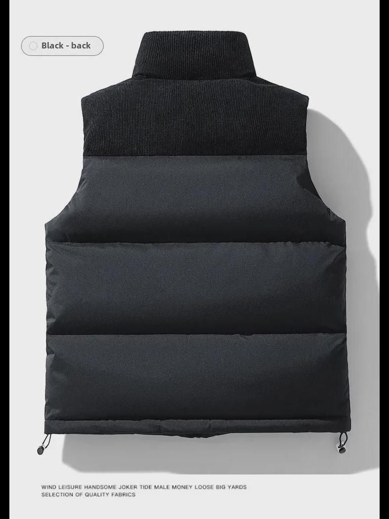 Cross-border Winter Cotton Vests with Logo for Men & Women - Warm Corporate Group Wear, Casual Waistcoat Jacket