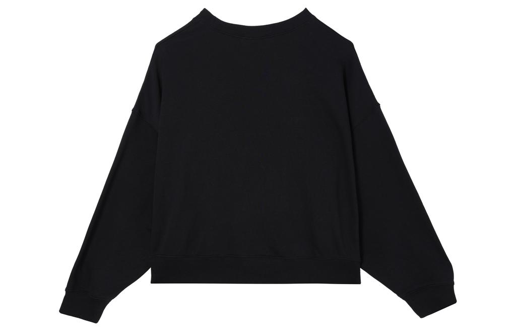 Nike Sweatshirts Women's Black Crew Neck Moderate Regular DV8019-010