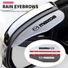 2Pcs Car Logo Rearview Mirror Rain Eyebrow Stickers For Mazda 3 5 323 CX-3 CX-4 CX-5 CX-7 CX-9 Axela 6 RX8 7 MX3 MX5 Accessories h1