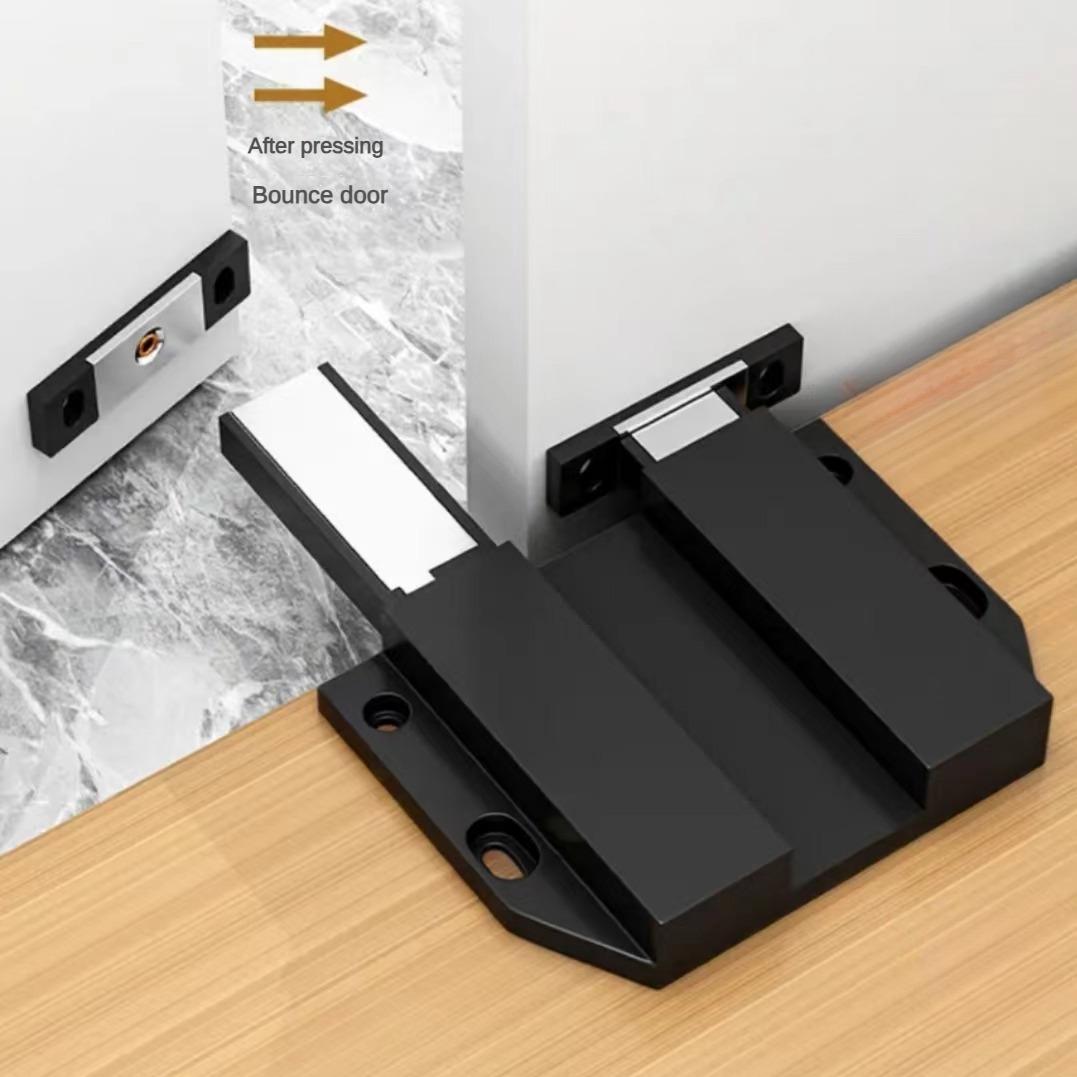 

1PC Cabinet Door Non Tension And Compression Alloy Rebound Device, Invisible Device,Magnetic Attraction, Touch Ball Switch, Cabinet Suction Force білий