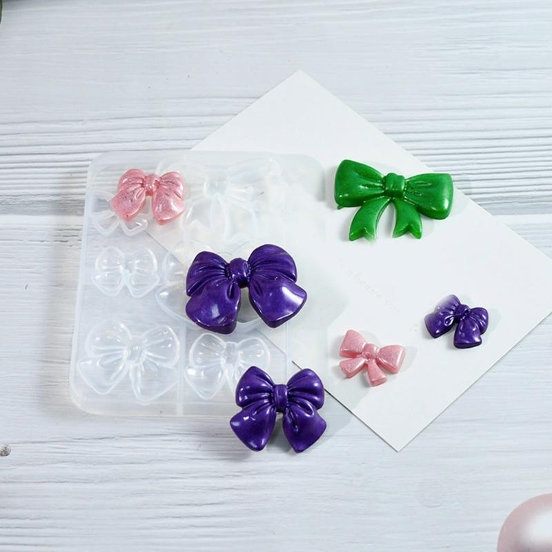 Flexible Silicone Mold for Creating Butterfly Hair Accessories Bracelet Key Chain Pendant Epoxy Mould Jewelry Supplies