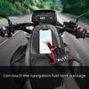 Borsa magnetica per serbatoio moto, zaino da moto per motociclista a tracolla, borsa magnetica portatile a sgancio rapido per fuoristrada, touch