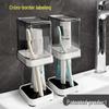 Dustproof Toothbrush & Holder Set with Mouthwash Cup for Home & Dorms