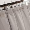 Camel-colored Old Heavy Cotton Frying Snowflake Washing and Sporty Legs Tied Legs Casual Drawstring Closet Trousers